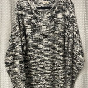 Cozy Black and Gray Women's Sweater